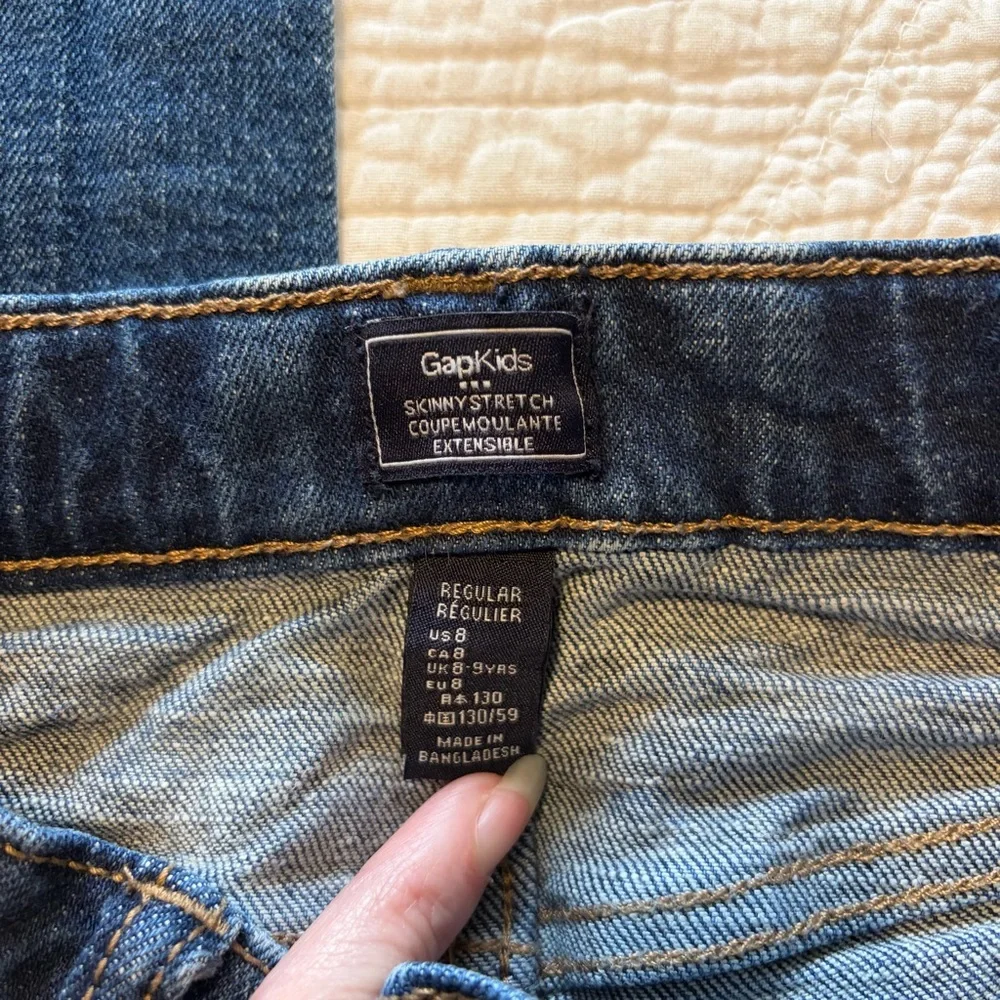 GAP Wrangler Cat & Jack Boys Jeans Bundle Size 8 - Picture 3 of 7